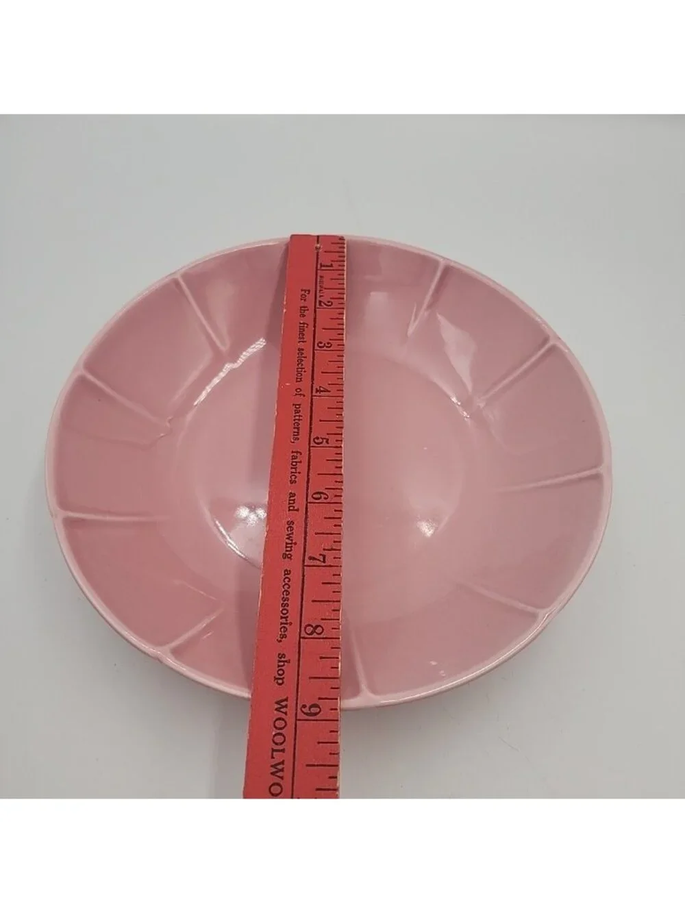One Ikea Pink Ceramic Serving Bowl Large Soup 9